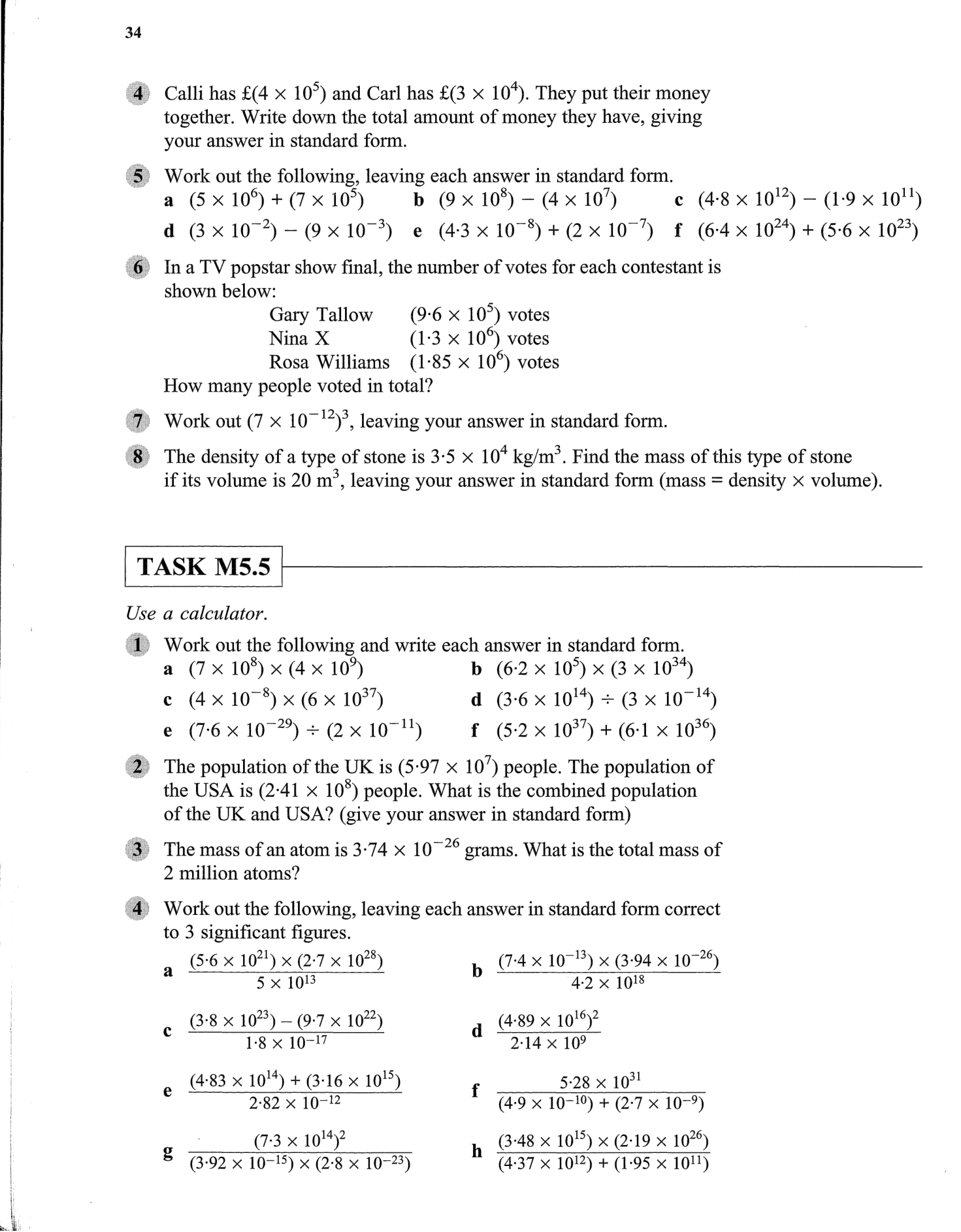 Essential Mathematics for GCSE - Higher - Homework Book